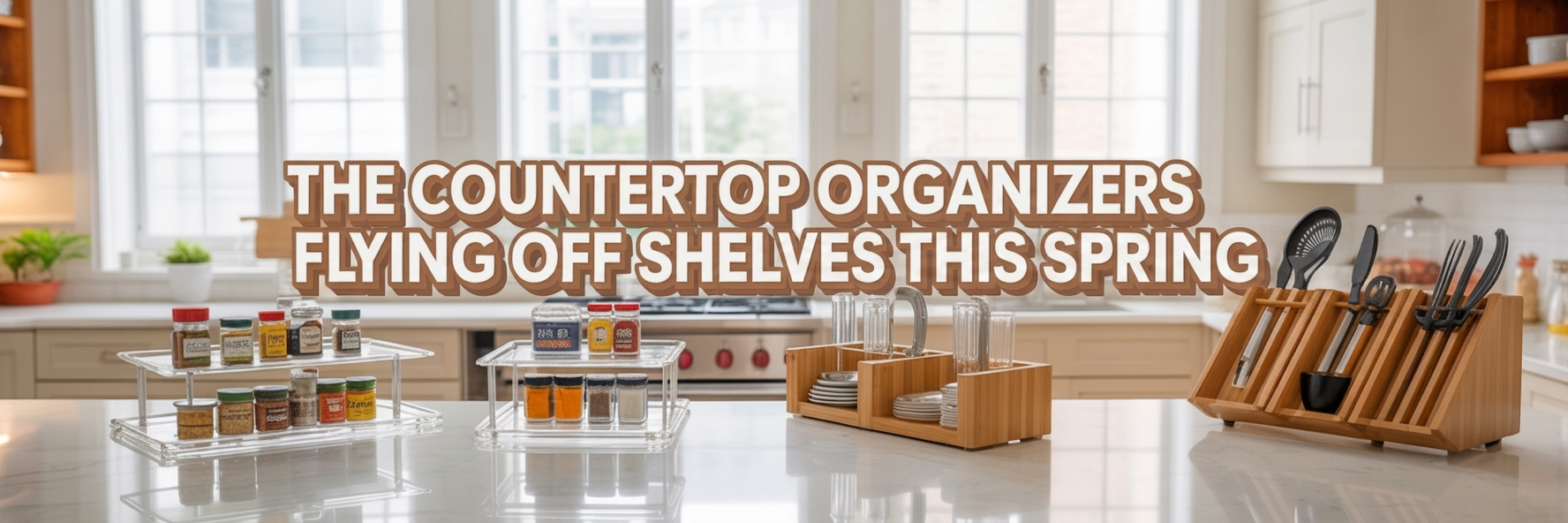 The Countertop Organizers Flying Off Shelves This Spring