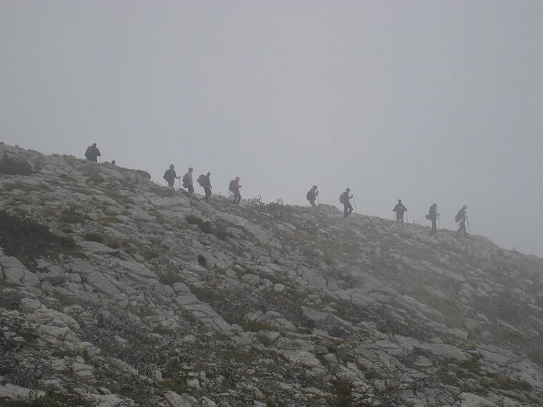 Heading up the Mountain