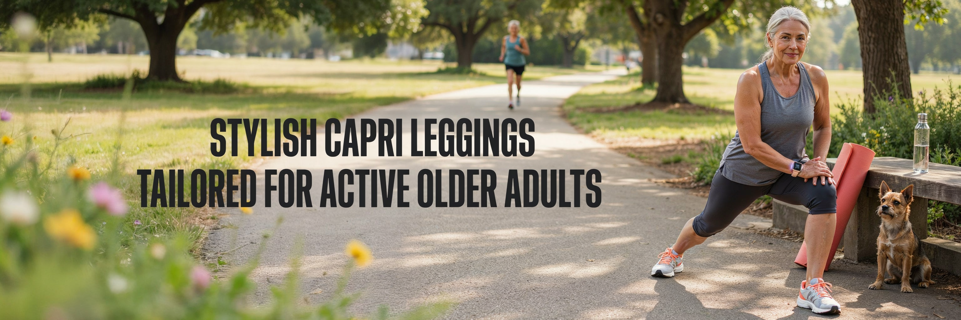 Stylish Capri Leggings Tailored for Active Older Adults
