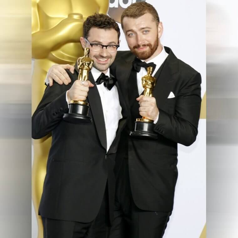 When Sam Smith Inaccurately Said He Was the First Gay Man to Win an Oscar (2016)