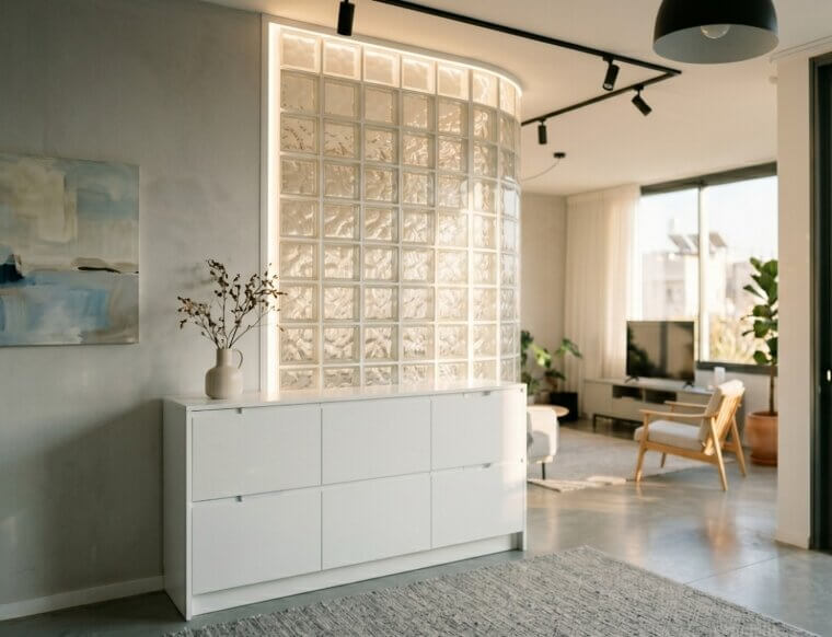 Glass Block Walls: The Return of Structured Light