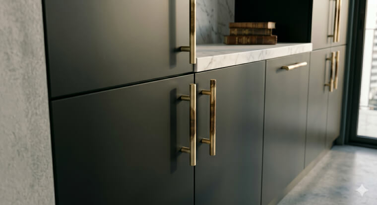 Brass Hardware: The Warmth of "Real" Metal