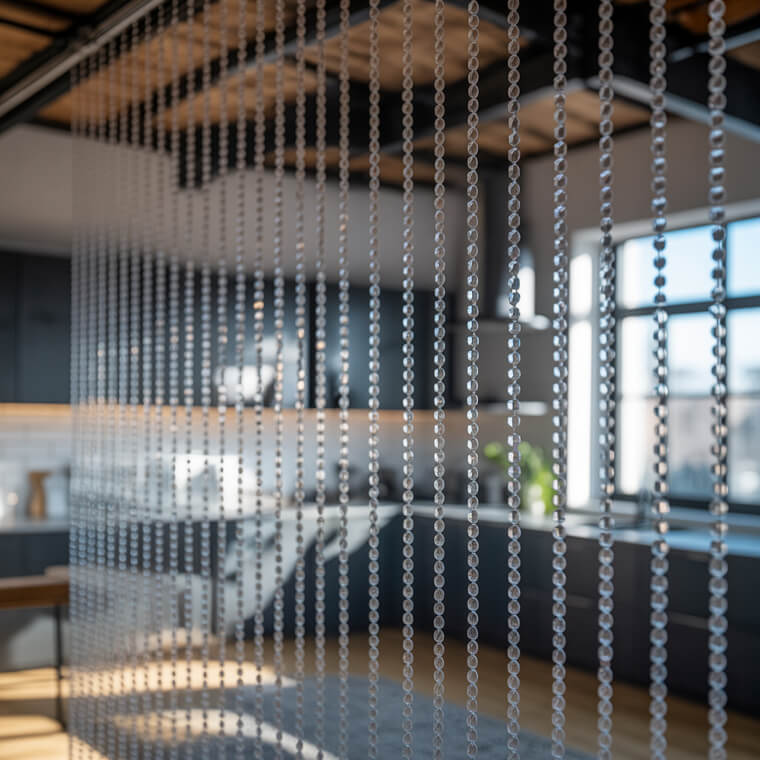 Beaded Curtains: A Playful Partition
