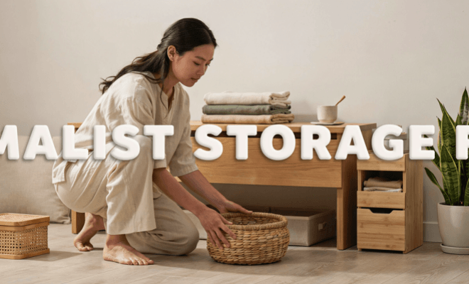 Japanese Minimalist Storage for People Drowning in Clutter