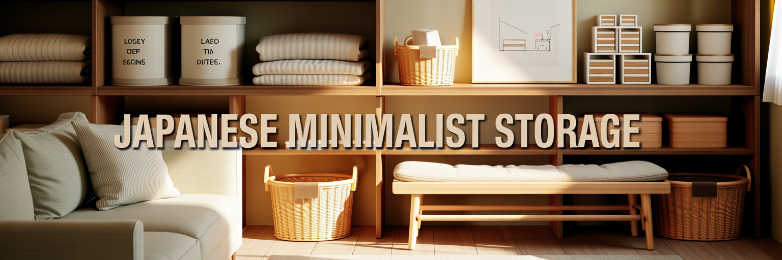 Japanese Minimalist Storage for People Drowning in Clutter