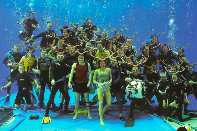 The Underwater Christmas Card