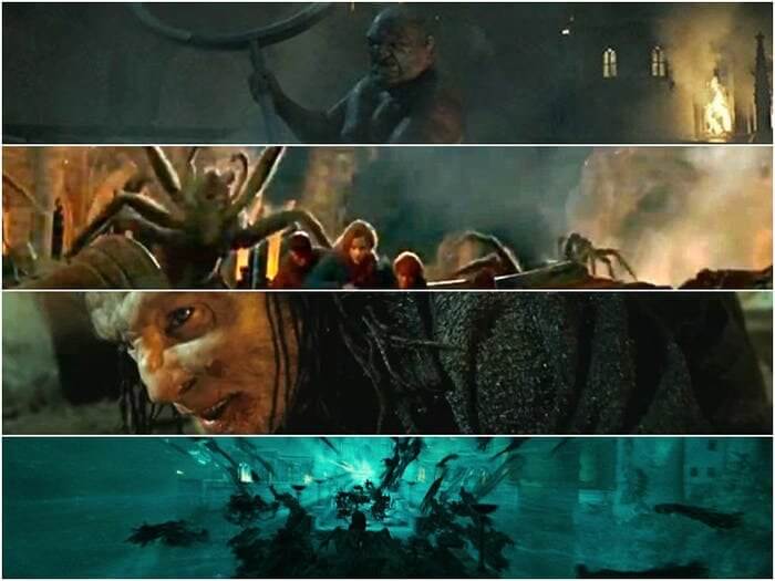 The Giant Spiders, Troll, Dementors, And Werewolf The Trio Fights During Deathly Hallows — Part II Have A Meaning