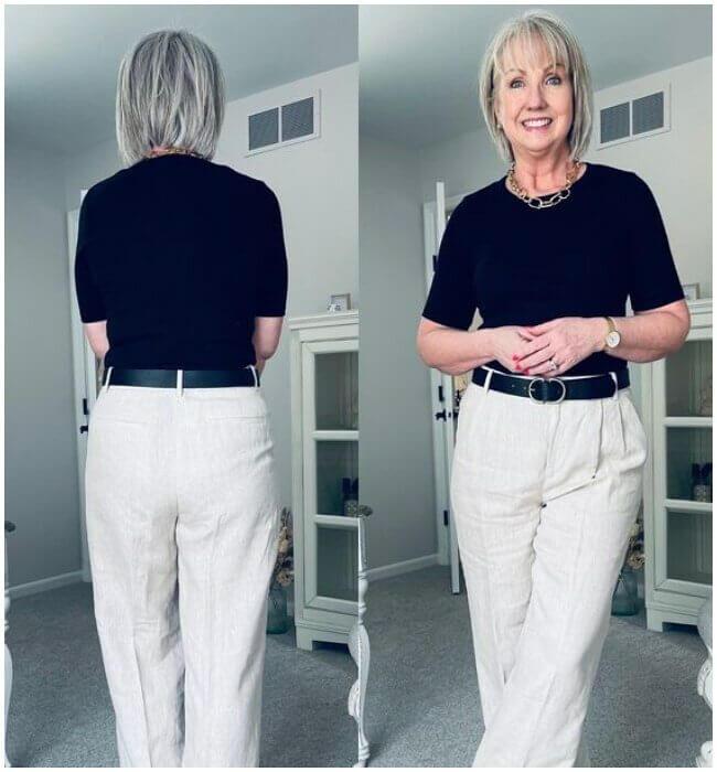 Overly Casual Tops With Formal Pants