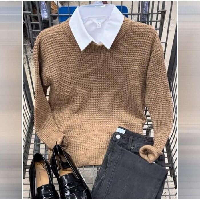 Oversized Sweaters With a Bulky Layer