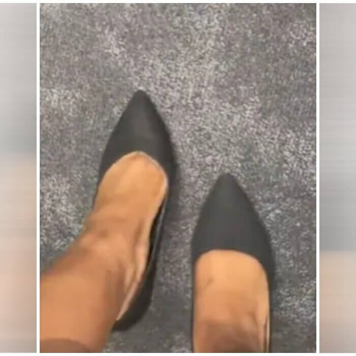 Shoes That Blend Into the Floor