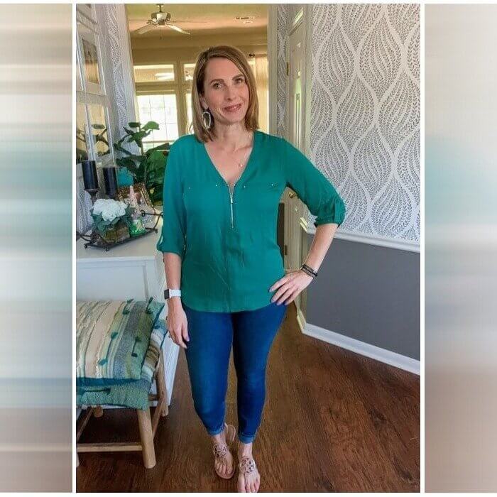 Ill-Fitting Blouses With Distracting Zippers