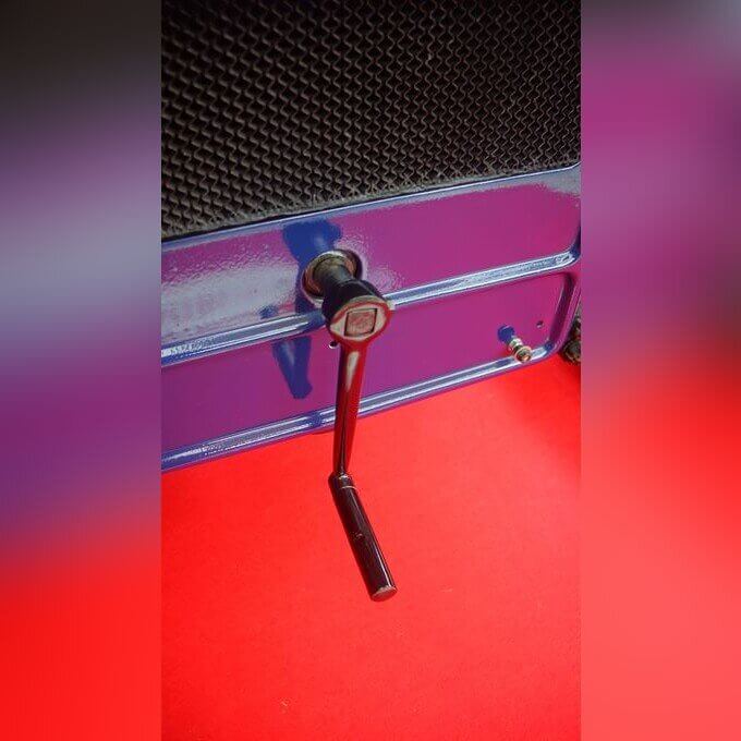 The Electric Starter Replaces the Hand Crank