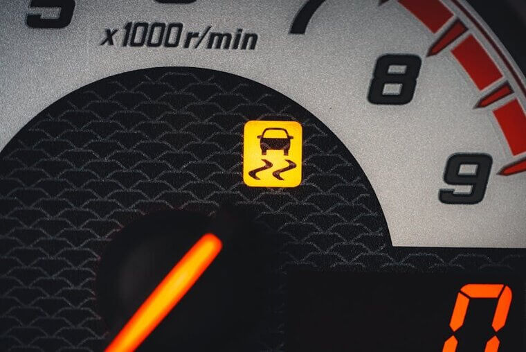 Traction Control Sensors Monitor Wheel Slip