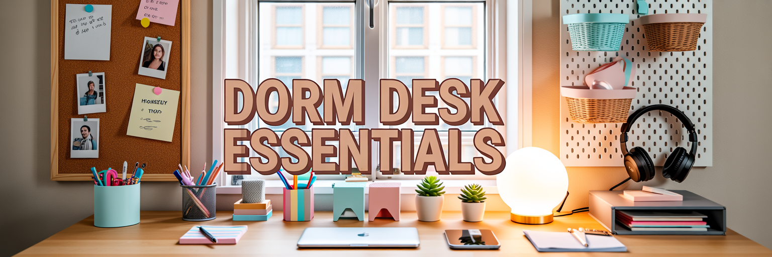 Dorm Desk Must-Haves Students Set Up for a Pinterest-Worthy Look