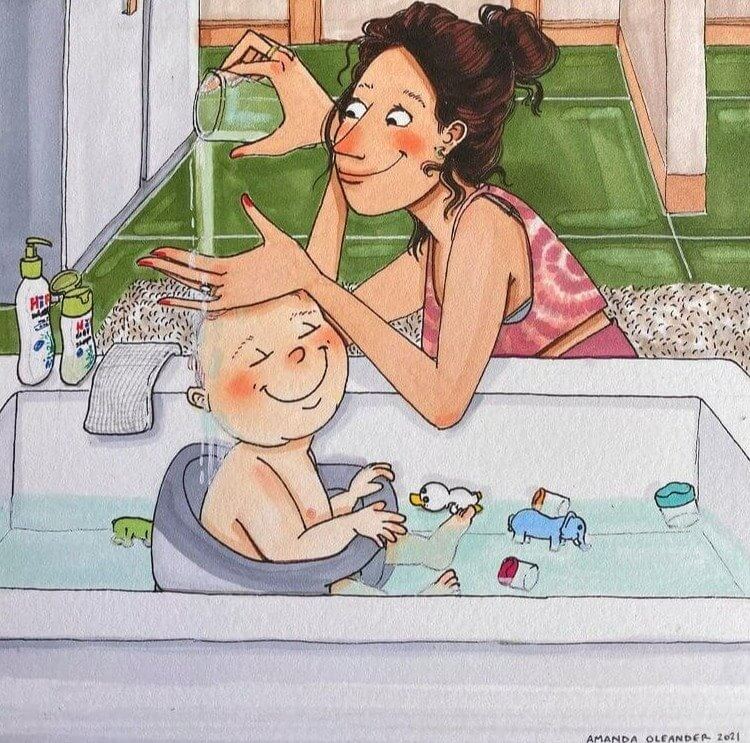 Bevor die Badezeit zur Chaoszeit wird