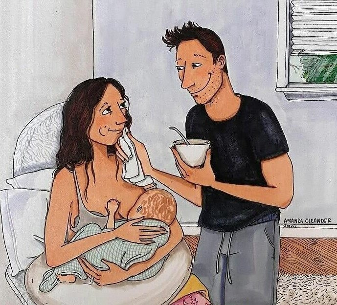 Füttern beim Füttern