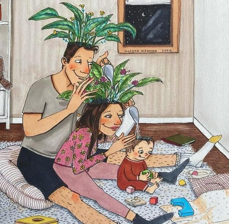 Einander pflegen und nähren