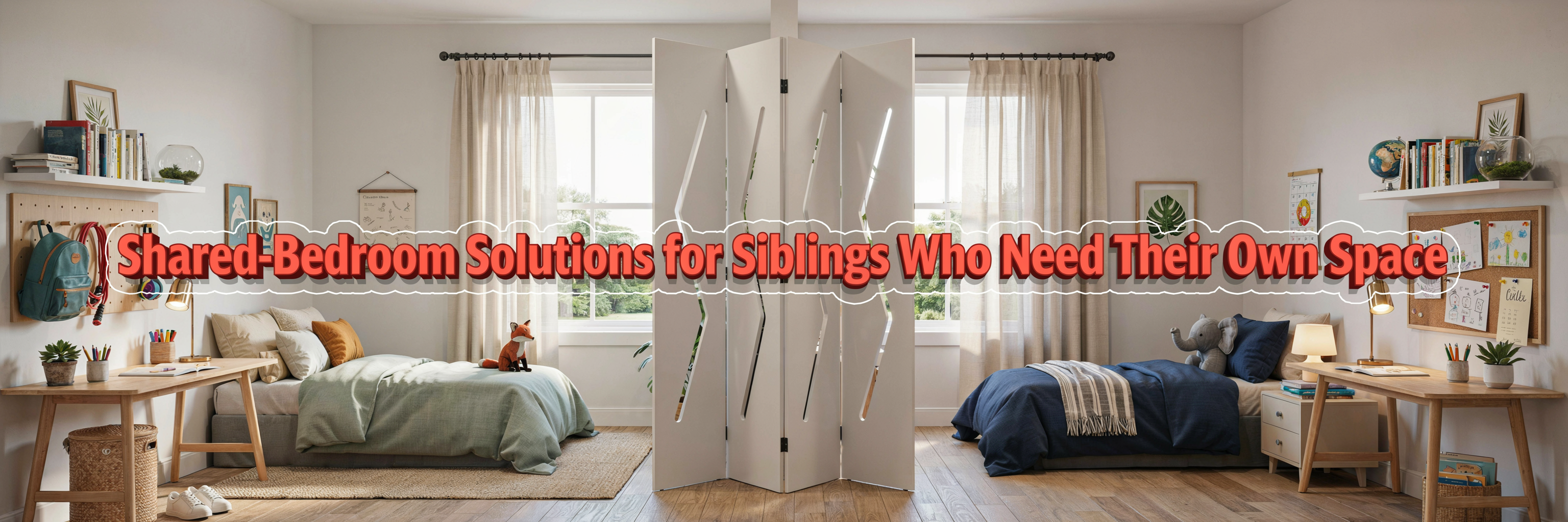 Shared-Bedroom Solutions for Siblings Who Need Their Own Space