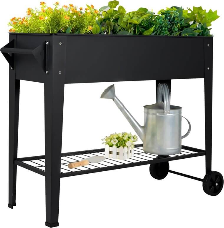 LEETOLLA Mobile Garden Bed - Perfect for Patio & Balcony - Enjoy 21% Off!