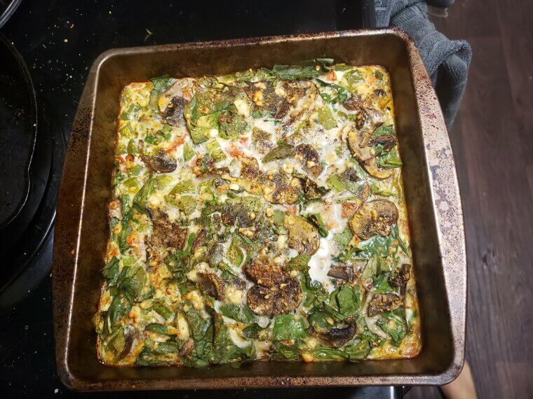 Garden Veggie Egg Bake