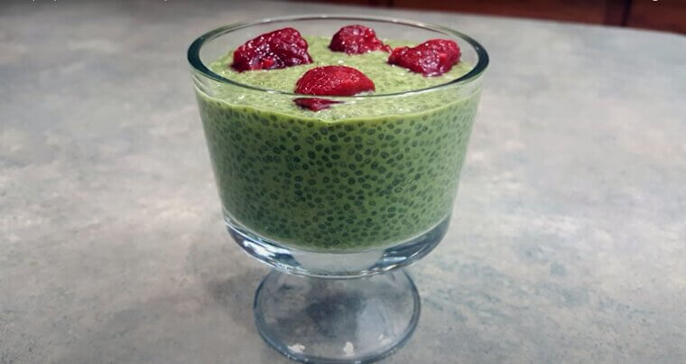 Matcha Chia Pudding