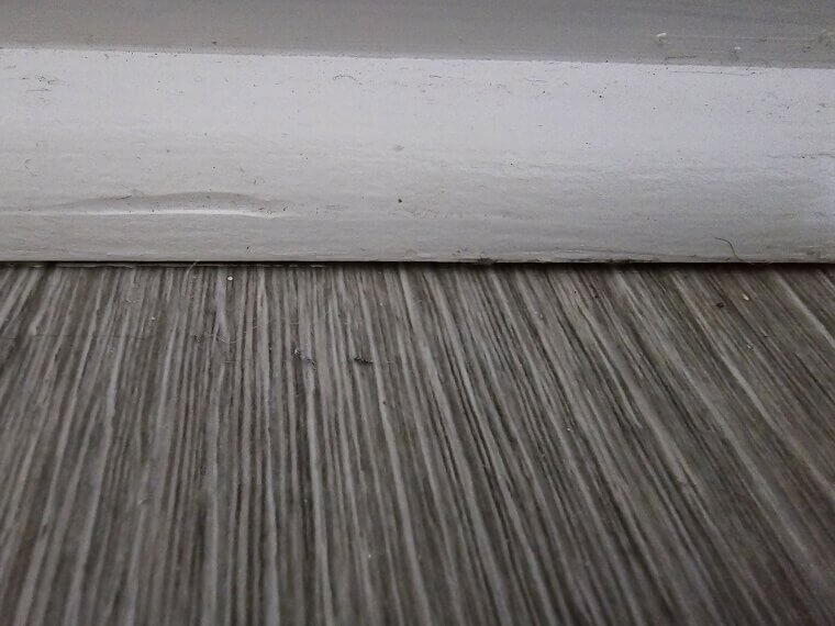 Foundation Cracks Disguised With Filler