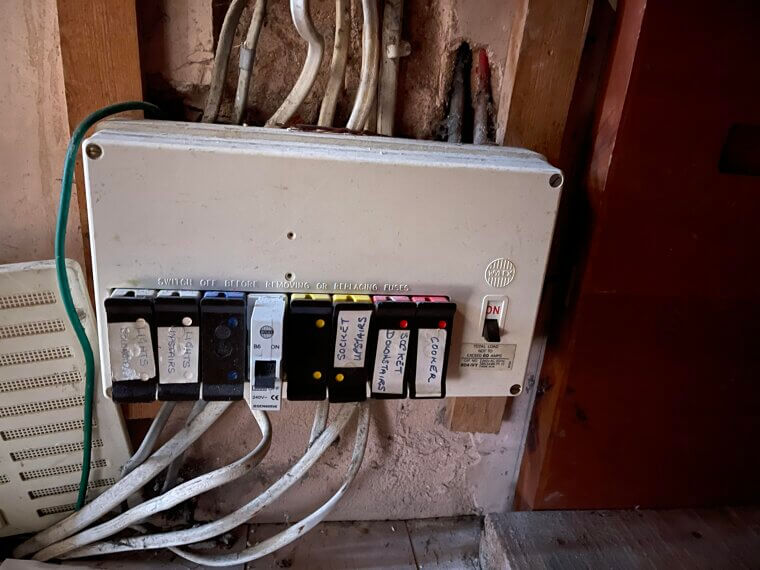 Overloaded Circuit Breakers or Fuse Boxes