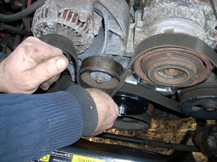 Use Stockings to Save the Fan Belt