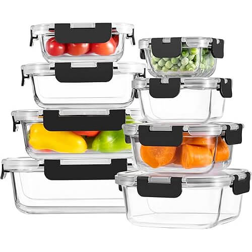Versatile Borosilicate Glass Containers that Organize Your Kitchen Perfectly. Now 32% Off!