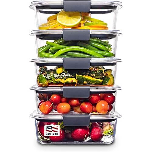 Brilliant Tritan Plastic Containers that Lock in Freshness Every Time.