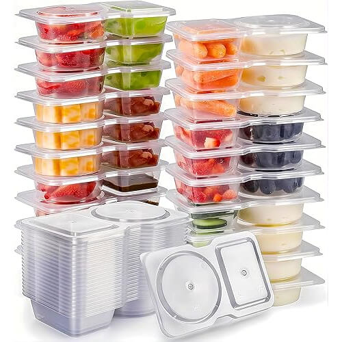 Practical Reusable Snack Containers that Make Portion Control Effortless.