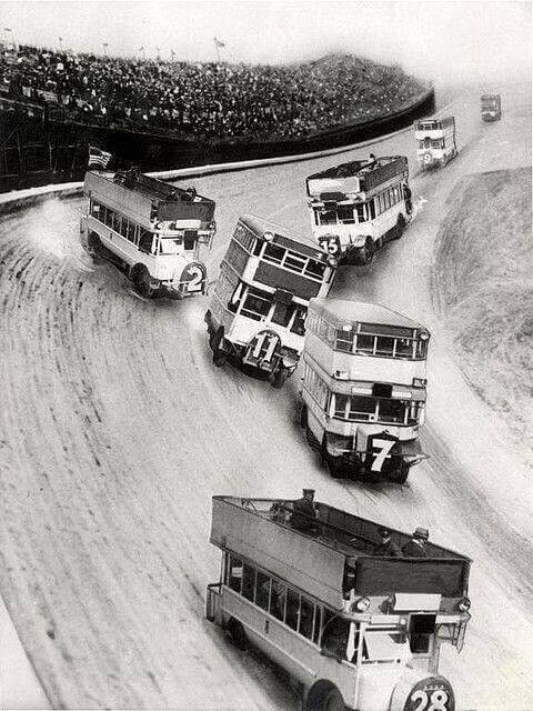 This Fake Photo Of A Double Decker Bus Race