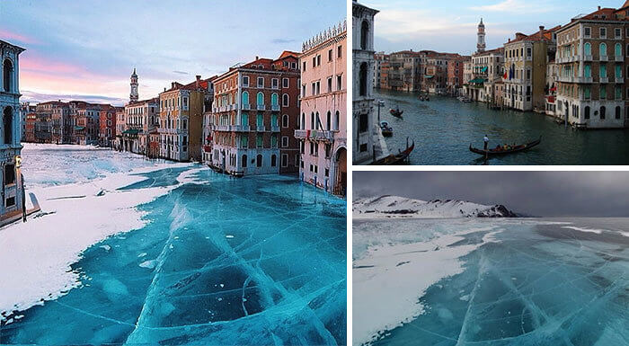 A Completely Frozen Venice