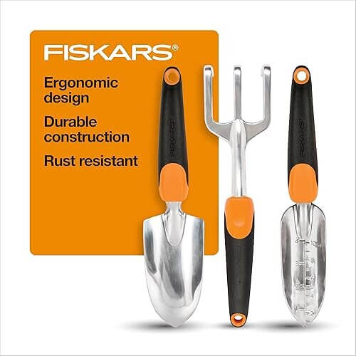 Premium Fiskars 3-in-1 Garden Tool Set that Reduces Hand Fatigue. Now 27% Off!