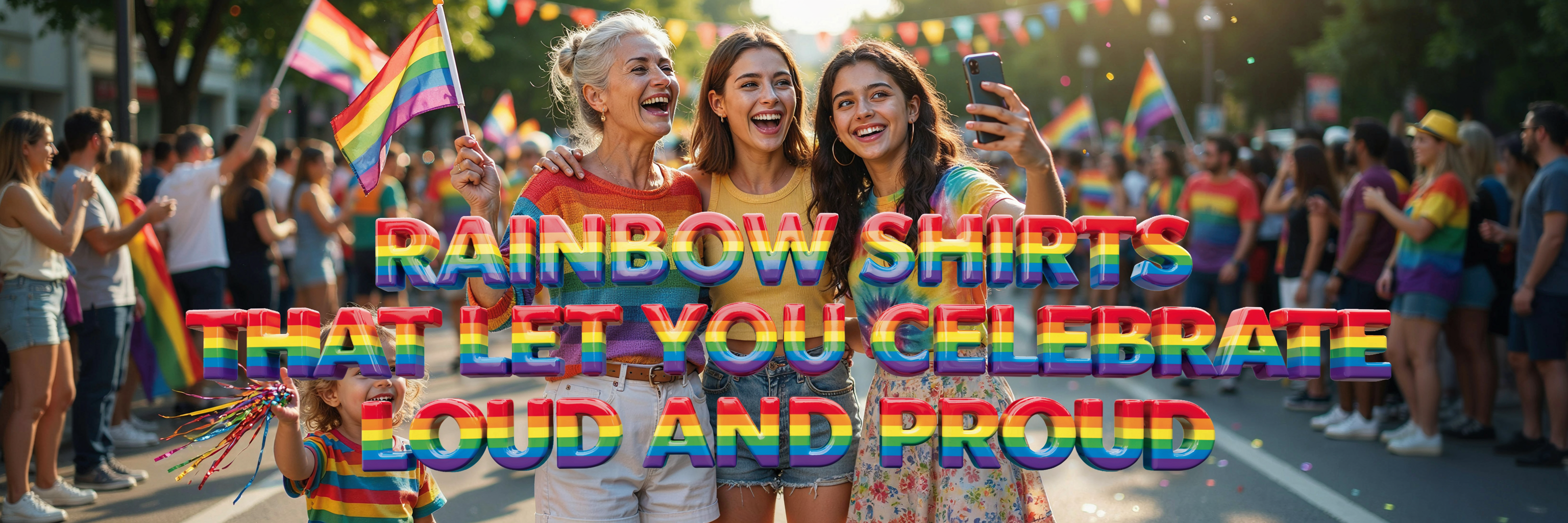 The Rainbow Shirt for Grandmas Who Love Loud and Proud