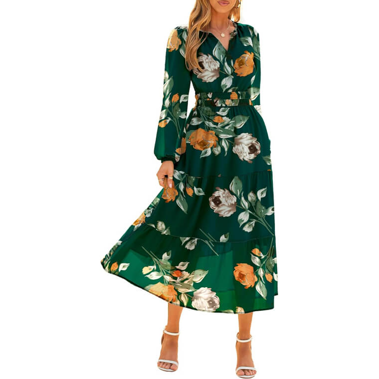 Simplee Floral Maxi Dress - Perfect for Weddings and More 