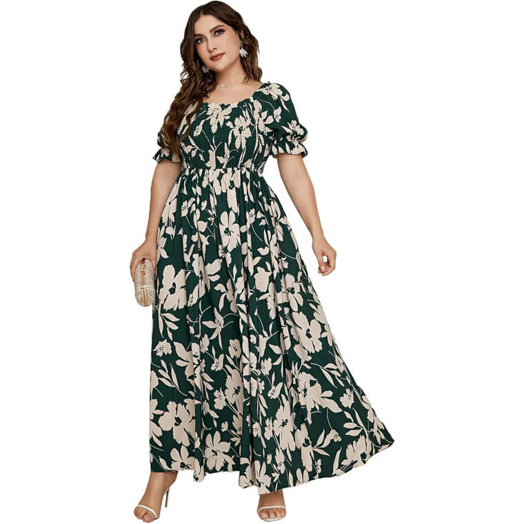 Plus Size Boho Floral Dress - Embrace Your Style - Don’t Miss the 37% Discount!