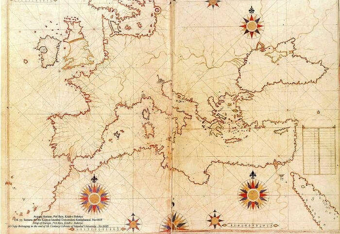 A 1513 Map Of Europe