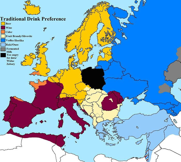 Mapping Europe's Drinking Preferences