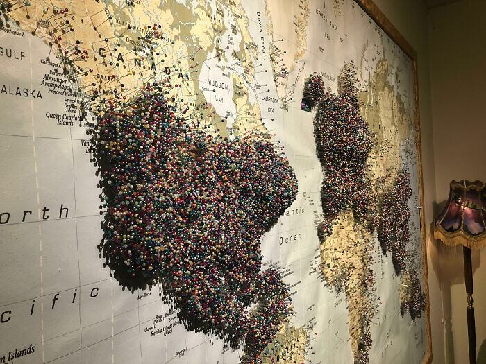 A "Where Are You From" Map In Iceland
