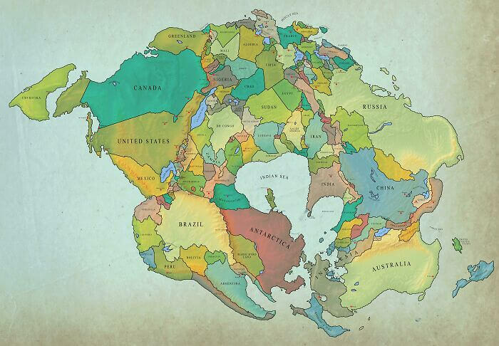 Countries In 250 Million Years