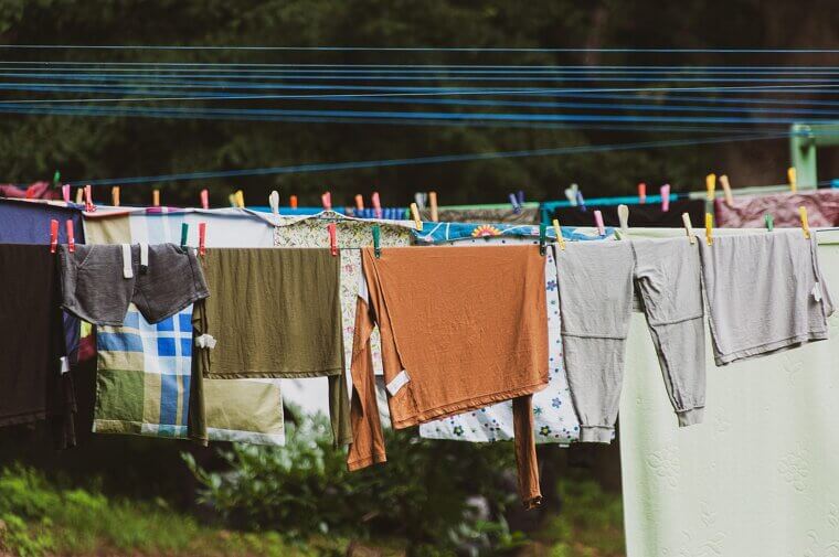 Hang Clothes to Dry Instead of Using a Dryer