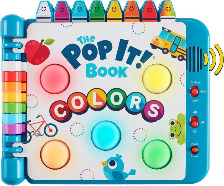 Pop It! Colors Book - Bilingual Fun for Little Learners! 