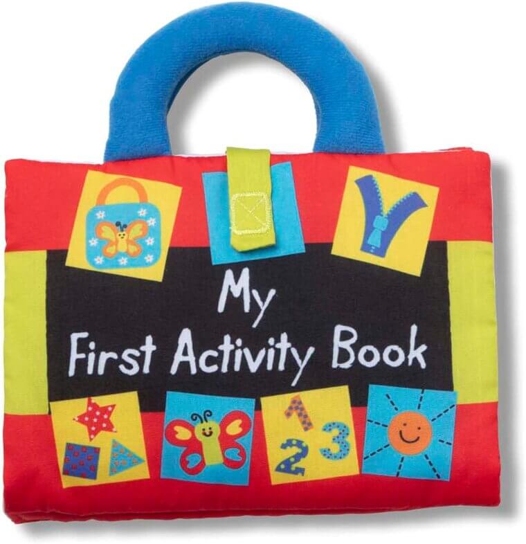 Melissa & Doug Activity Book for Babies - Interactive Fun! 