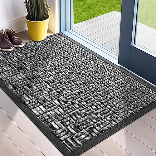 Heavy-Duty Welcome Mat that Protects Your Floors. 