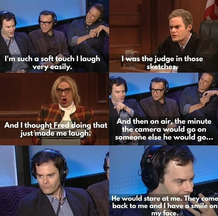 Bill Hader's Fred Armisen Fiasco - The Case of the Uncontrollable Giggles