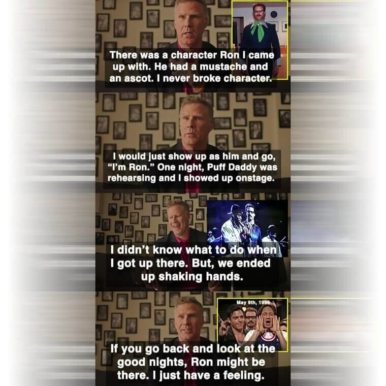 Will Ferrell's Unbreakable Ron Character
