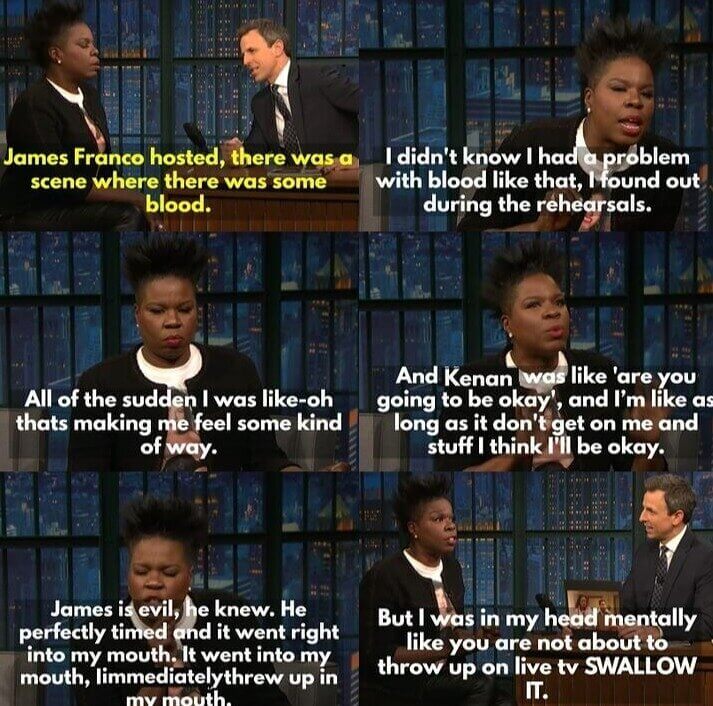 Leslie Jones's Bloody Awakening - Confronting Fake Blood Fears