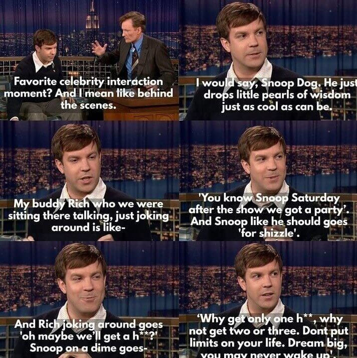 Sudeikis Meets Snoop - Wisdom From the Rap Legend