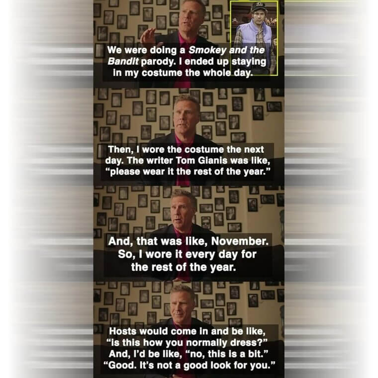 Will Ferrell's Plaid Shirt Dare